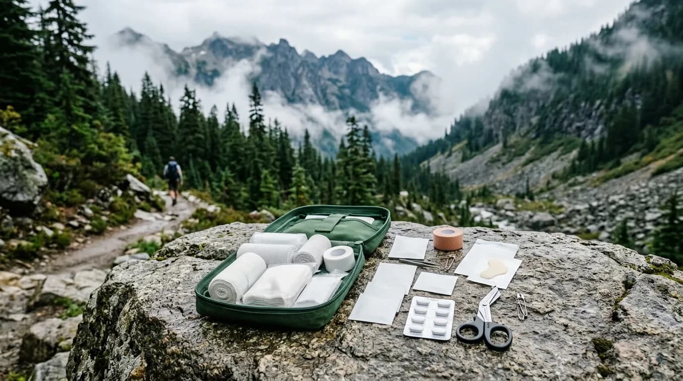Mini First-Aid Kit for Day Hikers